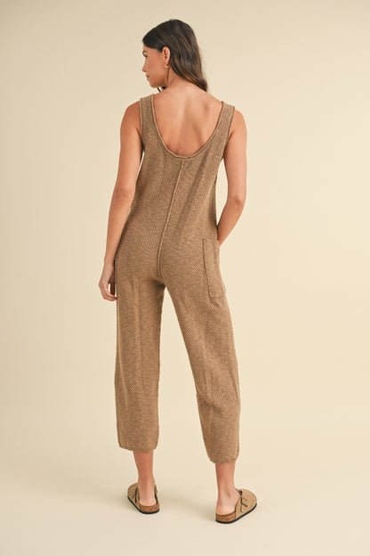 MABLE - Knit Crop Jumpsuit