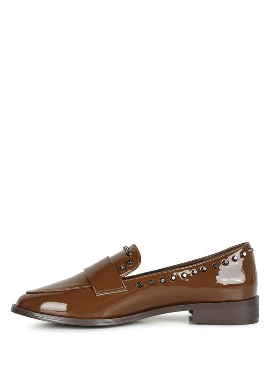 EMILIA Shine Forever Stud Penny Loafers