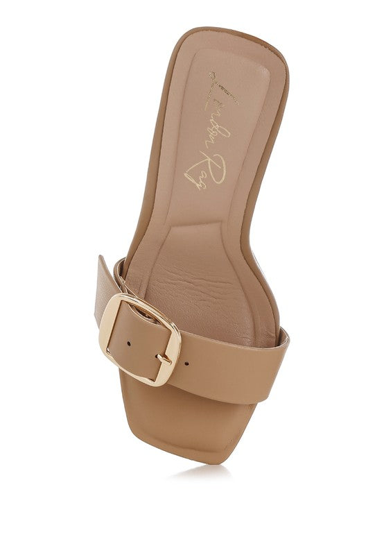 ACACIA Buckle Strap Slip-on Sandals