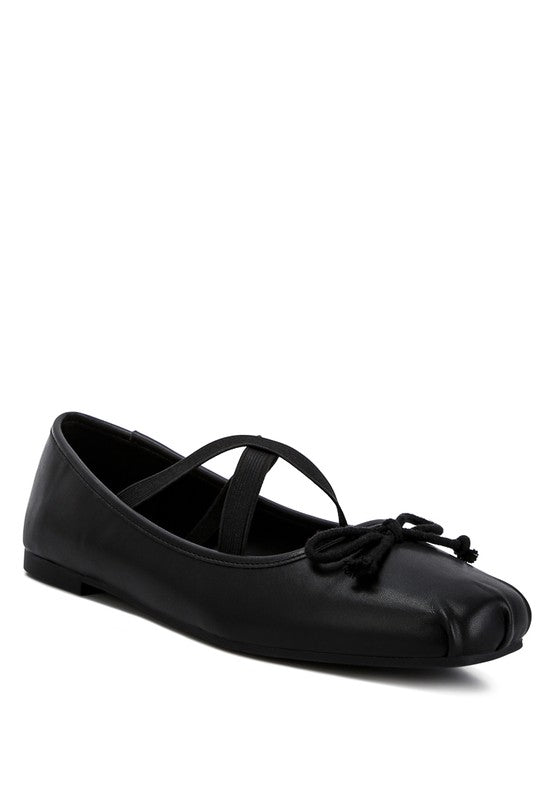 LEINA Recycled Faux Leather Ballet Flats