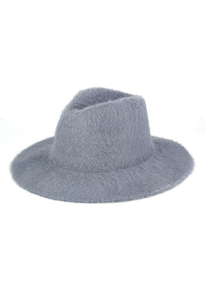 Fuzzy Winter Fedora Hat