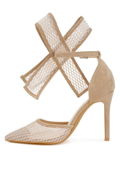 REGENTA Big Bow Detail Stiletto Sandals