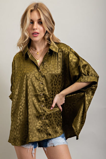 Sweet Generis - Satin Print Shirt