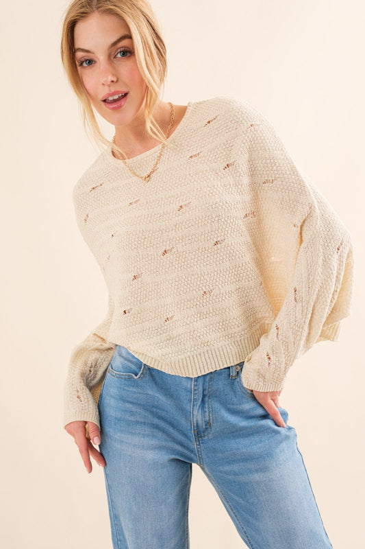 And The Why Dolman Sleeve Sweater