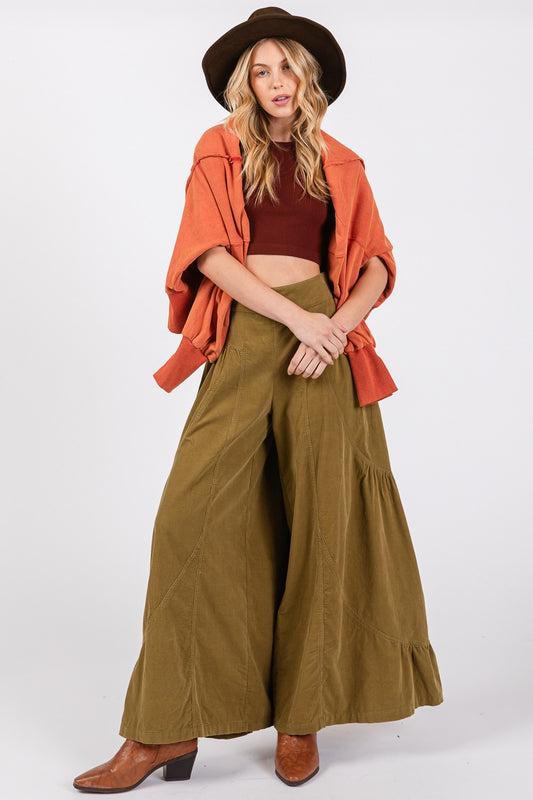 SAGE+FIG Corduroy Wide Leg Pants