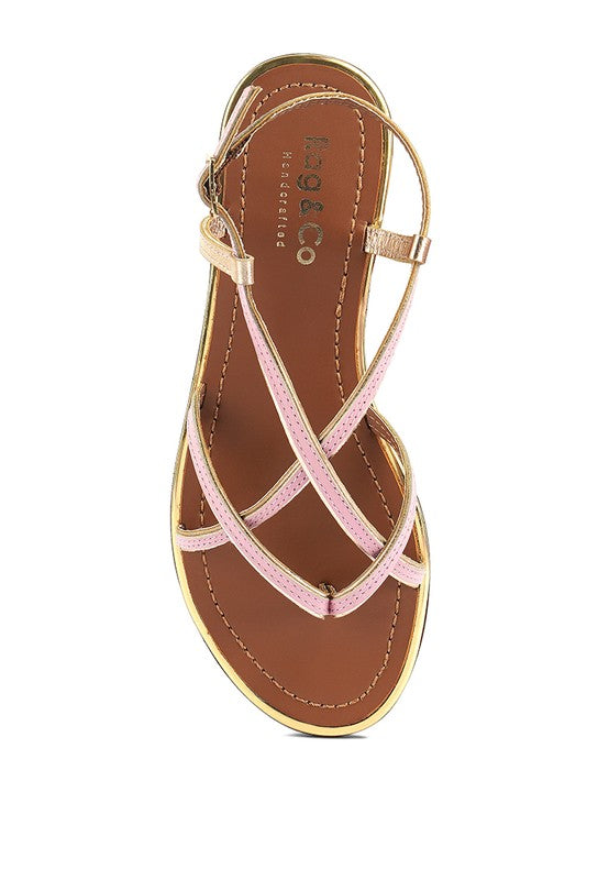 PHEBOE Strappy Flat Sandals