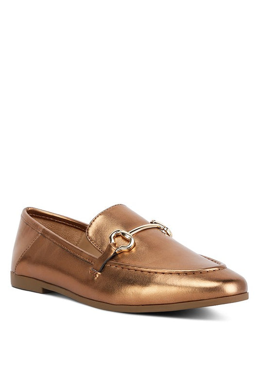 ICHIRO Metallic Loafers