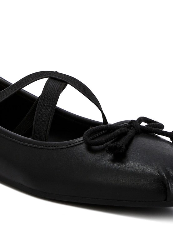 LEINA Recycled Faux Leather Ballet Flats