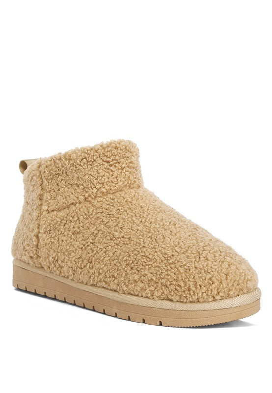 ANATOLE Fleece Exterior Fluffy Boots