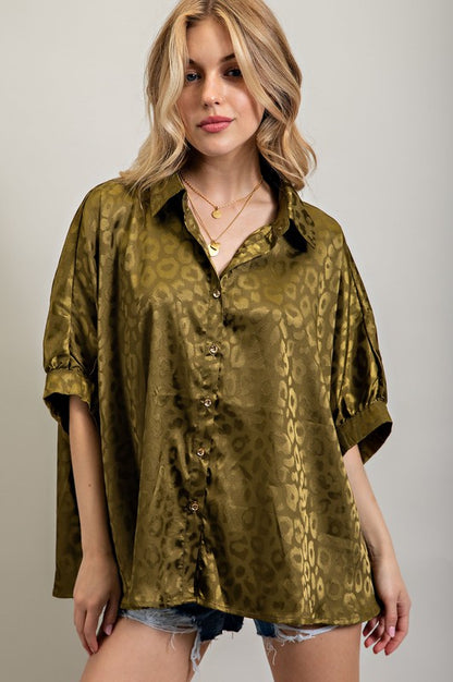 Sweet Generis - Satin Print Shirt