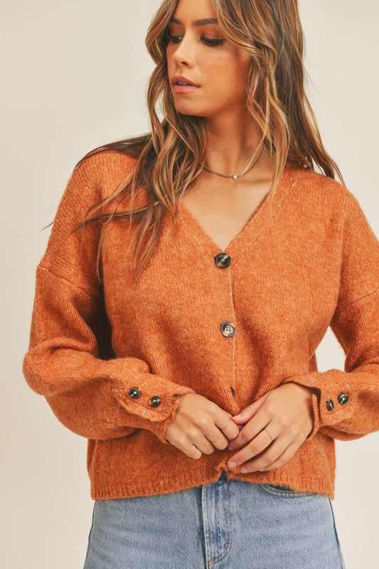 MABLE - Button Down Sweater Cardigan