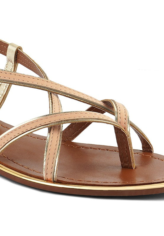 PHEBOE Strappy Flat Sandals