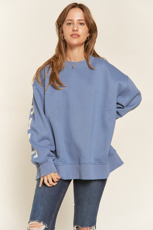 Jade By Jane Plus Size-Be Yourself Sweatshirt