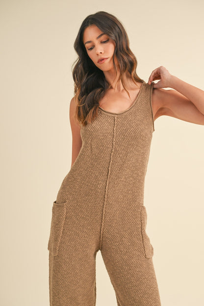 MABLE - Knit Crop Jumpsuit