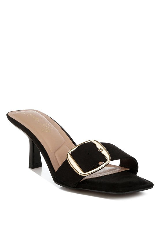 ACACIA Buckle Strap Slip-on Sandals