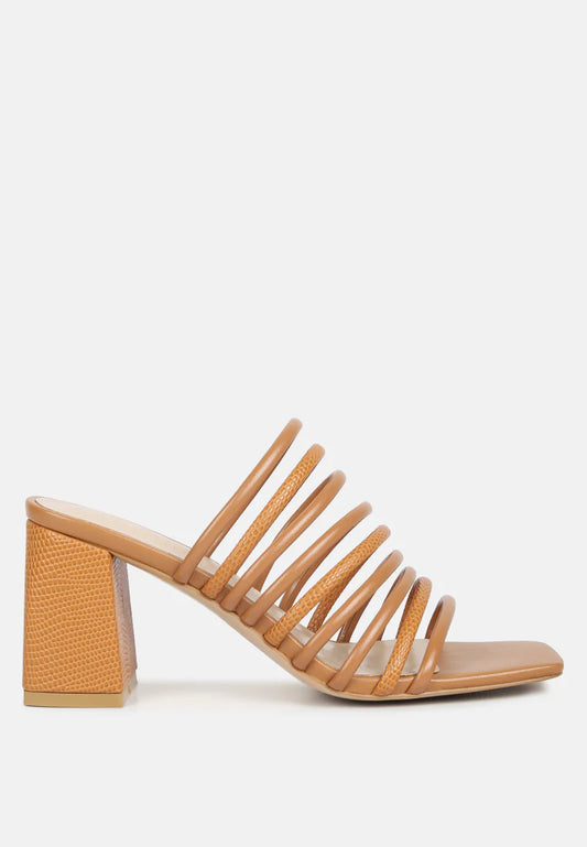 FAIRLEIGH Strappy Leather Sandals